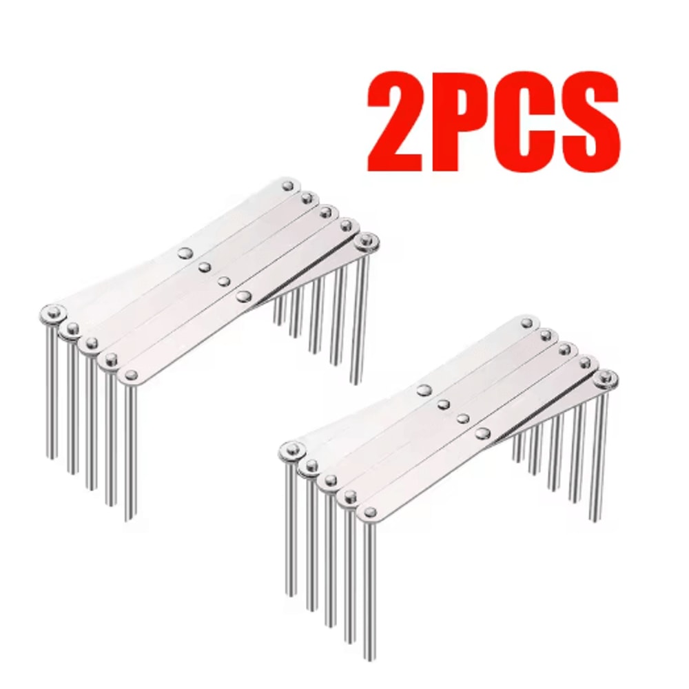 Retractable Stainless Steel Dish Rack Heavy Duty Space Saving Pot Lid Plate Holder 5