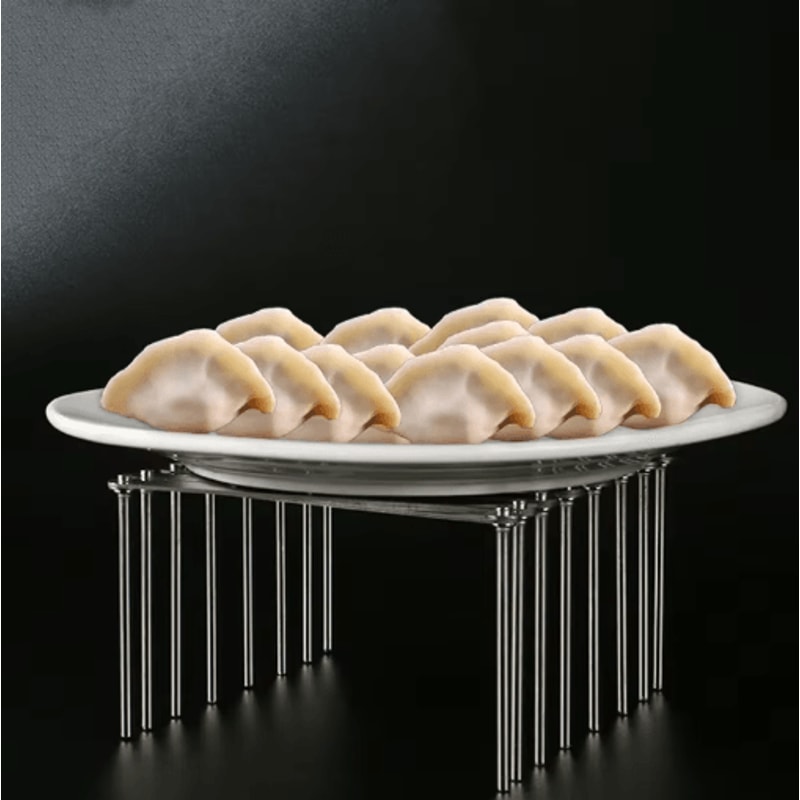 Retractable Stainless Steel Dish Rack Heavy Duty Space Saving Pot Lid Plate Holder 7