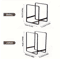 Iron Countertop Dish Rack Dinner Plate Drain Kitchen Cabinet Storage Organizer 0