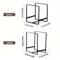 Iron Countertop Dish Rack Dinner Plate Drain Kitchen Cabinet Storage Organizer 0