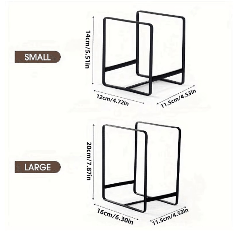 Iron Countertop Dish Rack Dinner Plate Drain Kitchen Cabinet Storage Organizer 0