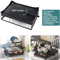 2 Tier Stainless Steel Dish Drying Rack Large Countertop Organizer With Drainer Cutlery Holder 3