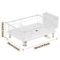 Compact Kitchen Dish Drying Rack Small Bowl Plate Draining Storage Box 2