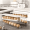 Automatic Rolling Egg Dispenser Slide Type Refrigerator Countertop Egg Holder 5
