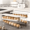 Automatic Rolling Egg Dispenser Slide Type Refrigerator Countertop Egg Holder 5