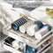 Pull Out Cabinet Dish Rack Stainless Steel Plate Bowl Storage Drawer Organizer 17