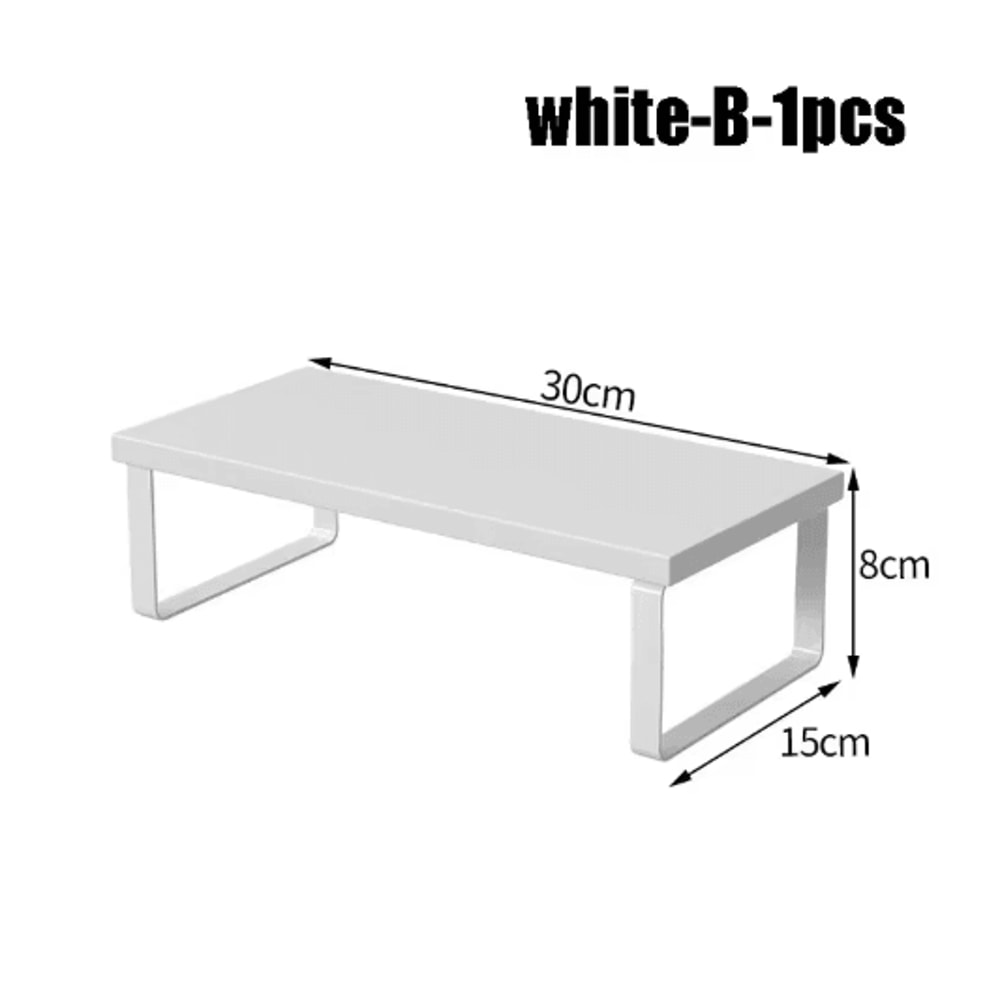 Adjustable Laptop Stand For Desk Ergonomic Desktop Monitor Riser With Storage Shelf 4