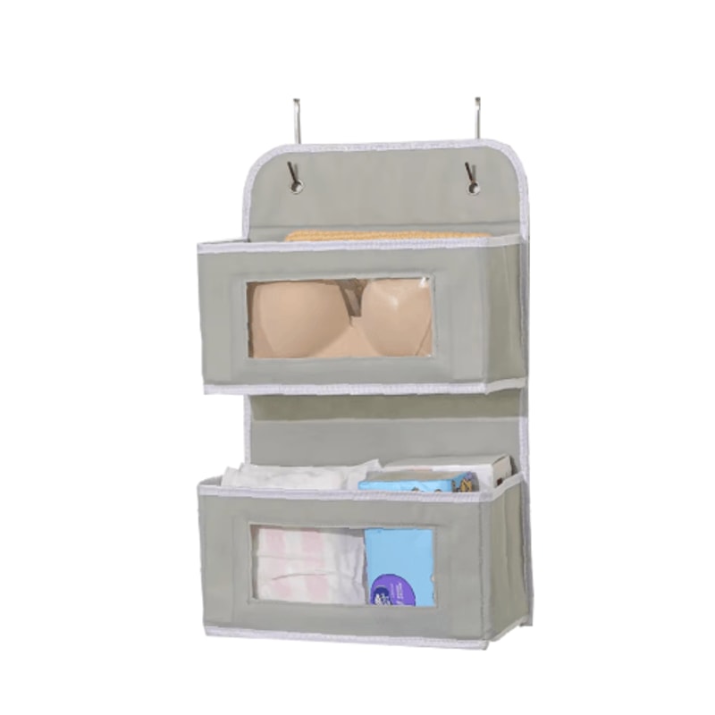 Extra Large Over The Door Hanging Organizer Multi Layer Closet Dorm Storage System 10