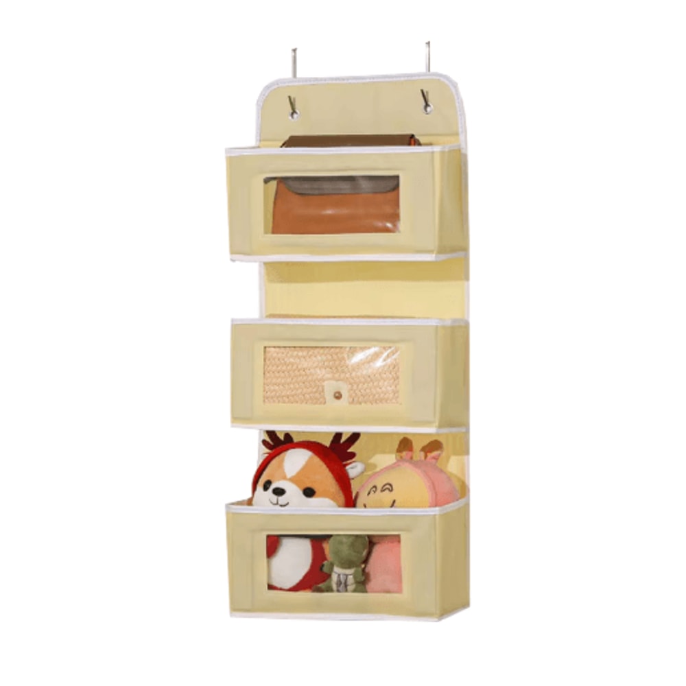 Extra Large Over The Door Hanging Organizer Multi Layer Closet Dorm Storage System 11