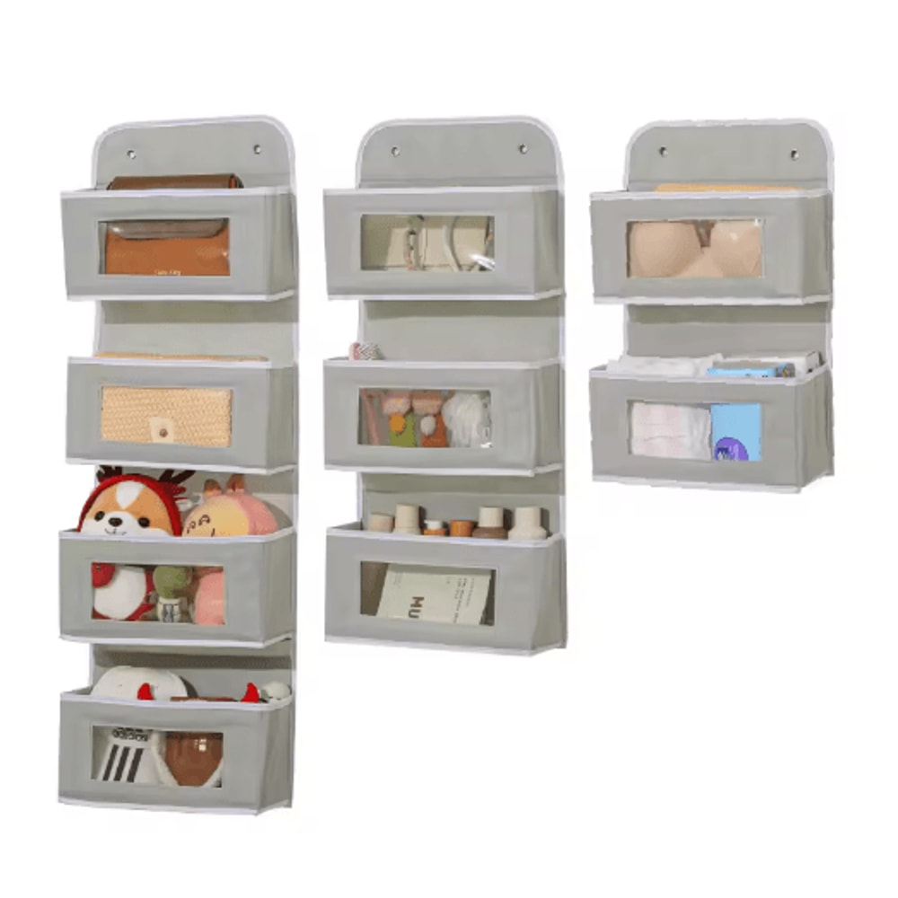 Extra Large Over The Door Hanging Organizer Multi Layer Closet Dorm Storage System 12