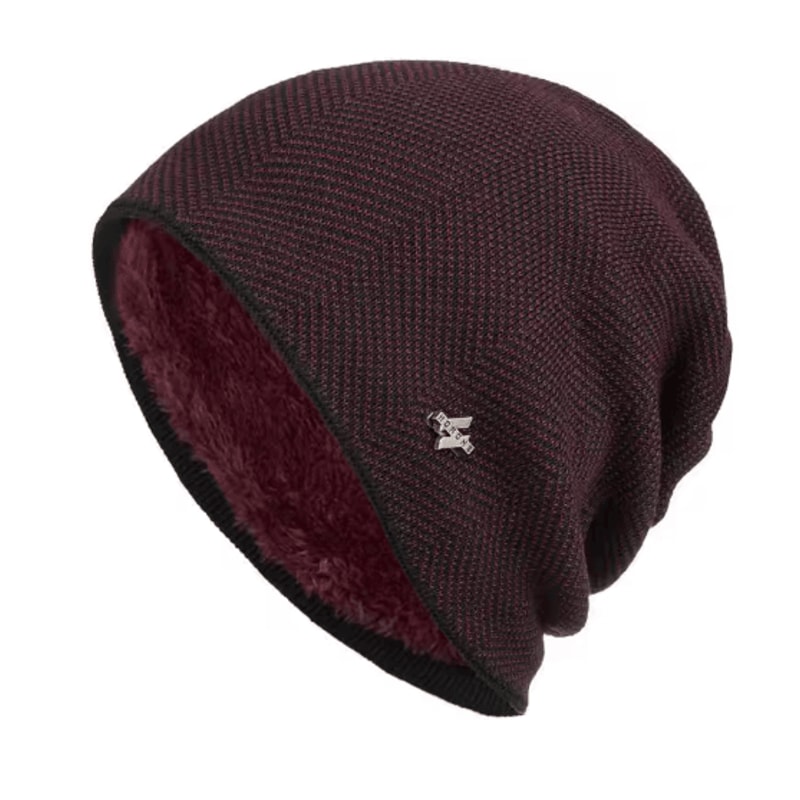 Unisex Thick Knitted Winter Beanie Warm Outdoor Ski Hat For Men And Women 1