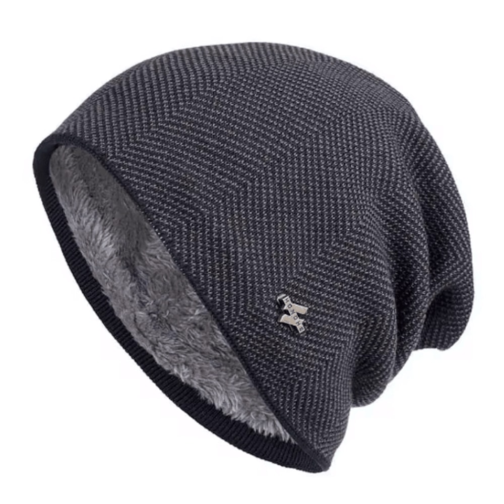 Unisex Thick Knitted Winter Beanie Warm Outdoor Ski Hat For Men And Women 2