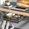 SpaceSaver Under Desk Drawer Hidden Pull Out Storage Box Organizer 3