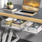 SpaceSaver Under Desk Drawer Hidden Pull Out Storage Box Organizer 9