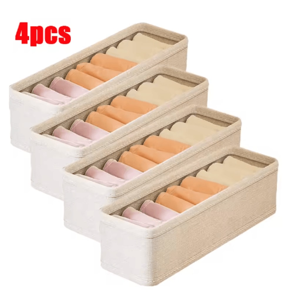 Foldable Drawer Organizer Box Set For Clothes And Wardrobe Storage 1