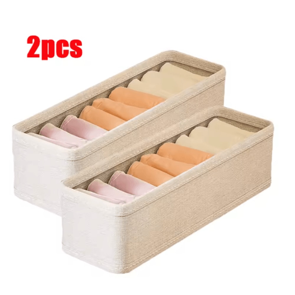 Foldable Drawer Organizer Box Set For Clothes And Wardrobe Storage 3