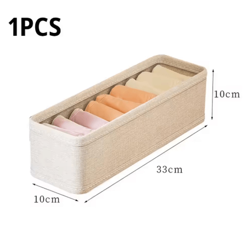 Foldable Drawer Organizer Box Set For Clothes And Wardrobe Storage 5