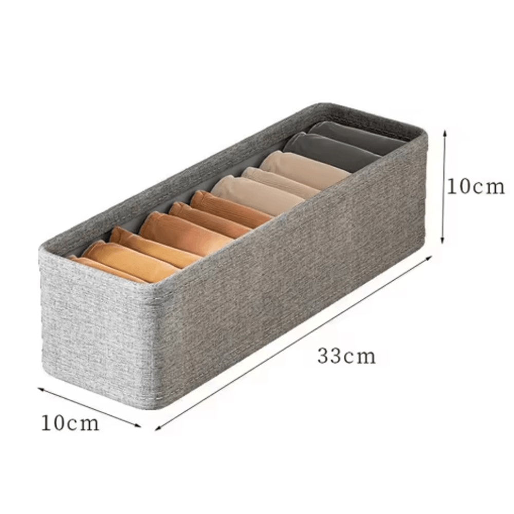 Foldable Drawer Organizer Box Set For Clothes And Wardrobe Storage 6