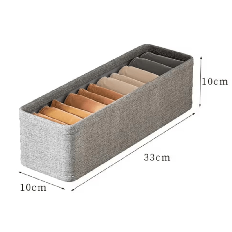 Foldable Drawer Organizer Box Set For Clothes And Wardrobe Storage 7