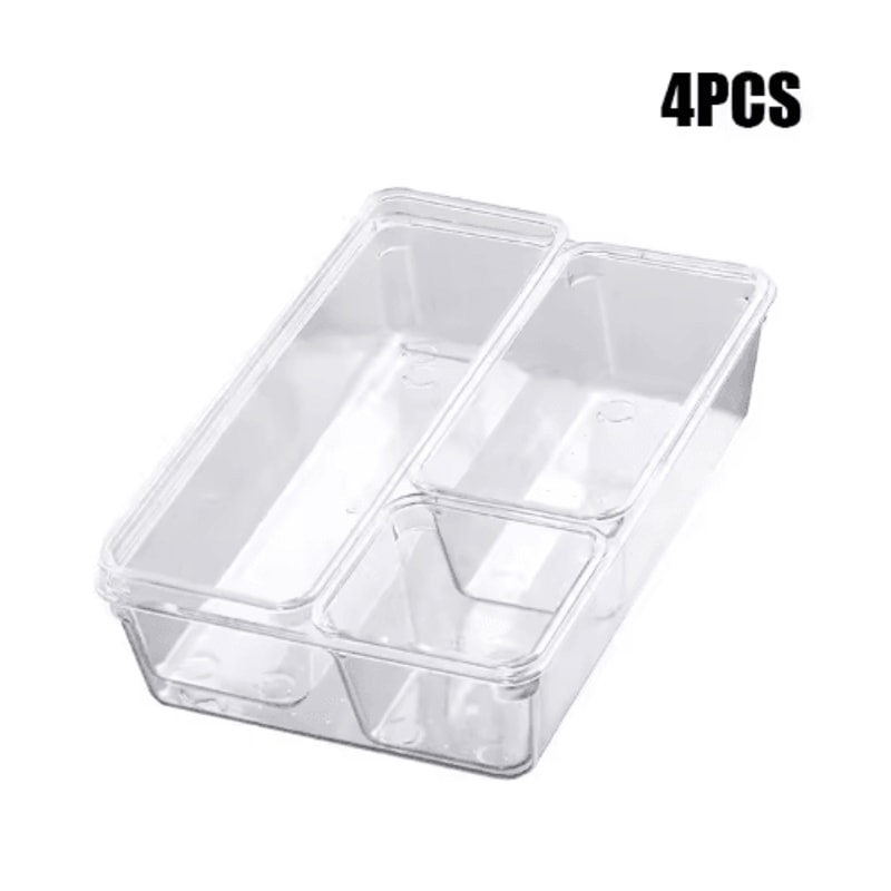 VersaClear 7 Or 14Piece Drawer Organizer Set With Clear Dividers 1