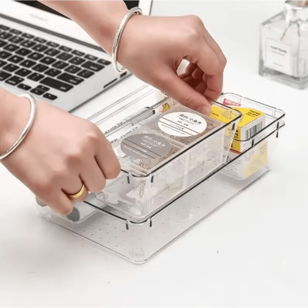 VersaClear 7 Or 14Piece Drawer Organizer Set With Clear Dividers 6