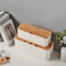 Bamboo Lid Cable Management Box For Desk And Power Strip Organization 7