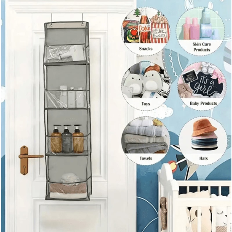 MultiLayer Hanging Storage Organizer For Door And Closet 8