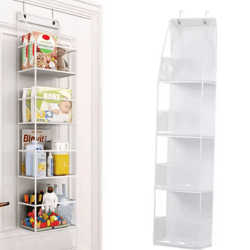 multi-layer hanging storage organizer for door and closet