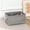 Foldable Linen Storage Basket For Closet Office And Bedroom Organization 3