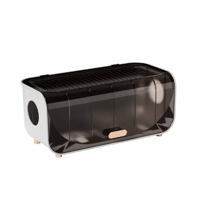 Desktop Cable Management Box With Router And Power Strip Storage 3