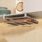 Stainless Steel DoubleLayer Under Cabinet Storage Rack For Cutting Boards And Dishes 3