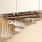 Stainless Steel DoubleLayer Under Cabinet Storage Rack For Cutting Boards And Dishes 4
