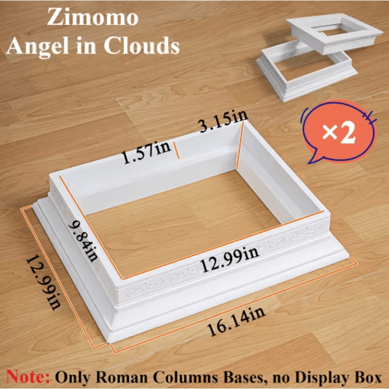 2Piece Roman Column Doll Display Stand Set For LABUBU And ZIMOMO 2