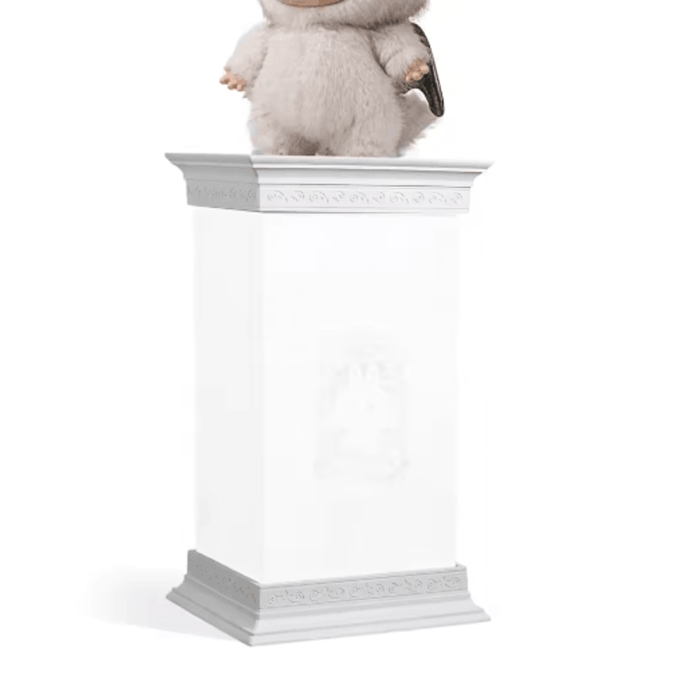 2Piece Roman Column Doll Display Stand Set For LABUBU And ZIMOMO 0