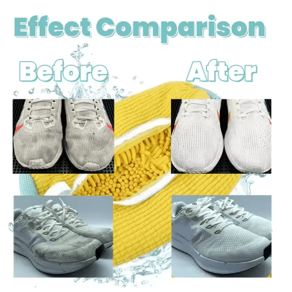 Durable Mesh Shoe Wash Bag With Zipper And Cushioned Interior 6