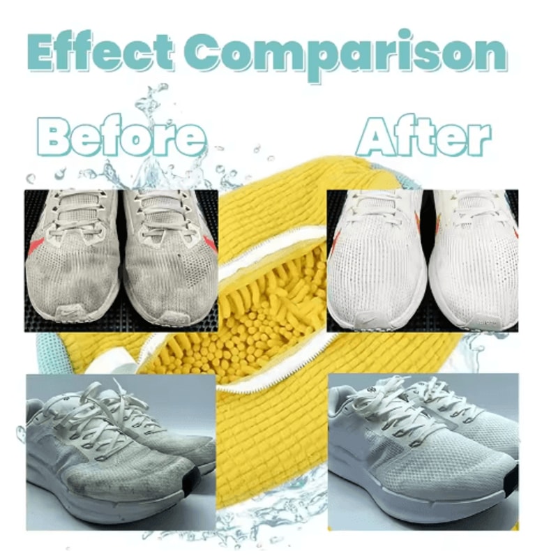 Durable Mesh Shoe Wash Bag With Zipper And Cushioned Interior 6