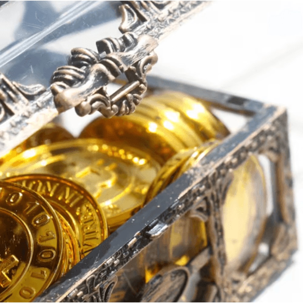 Transparent Pirate Treasure Box For Jewelry Crystals And Trinkets 2