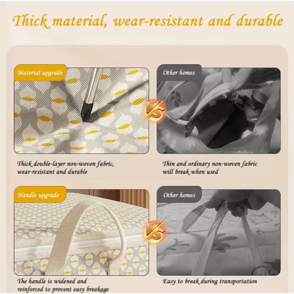 Large Capacity MoistureProof Storage Bag For Clothes And Moving 3