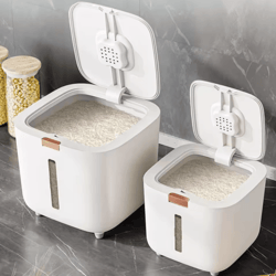 airtight rice storage container 5kg or 10kg insect and moisture proof grain box