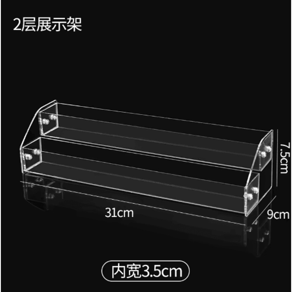 Clear Acrylic MultiLayer Nail Polish Display Stand With Drawer 3