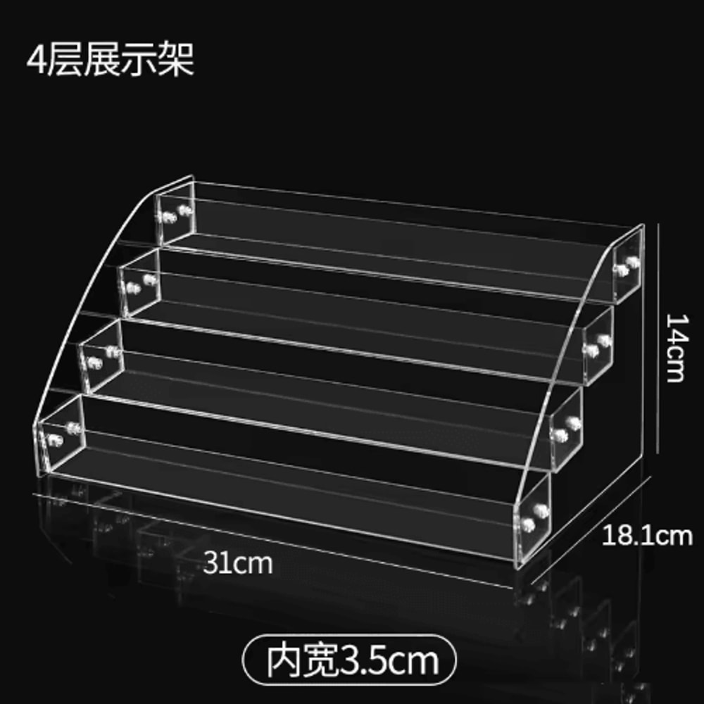 Clear Acrylic MultiLayer Nail Polish Display Stand With Drawer 4