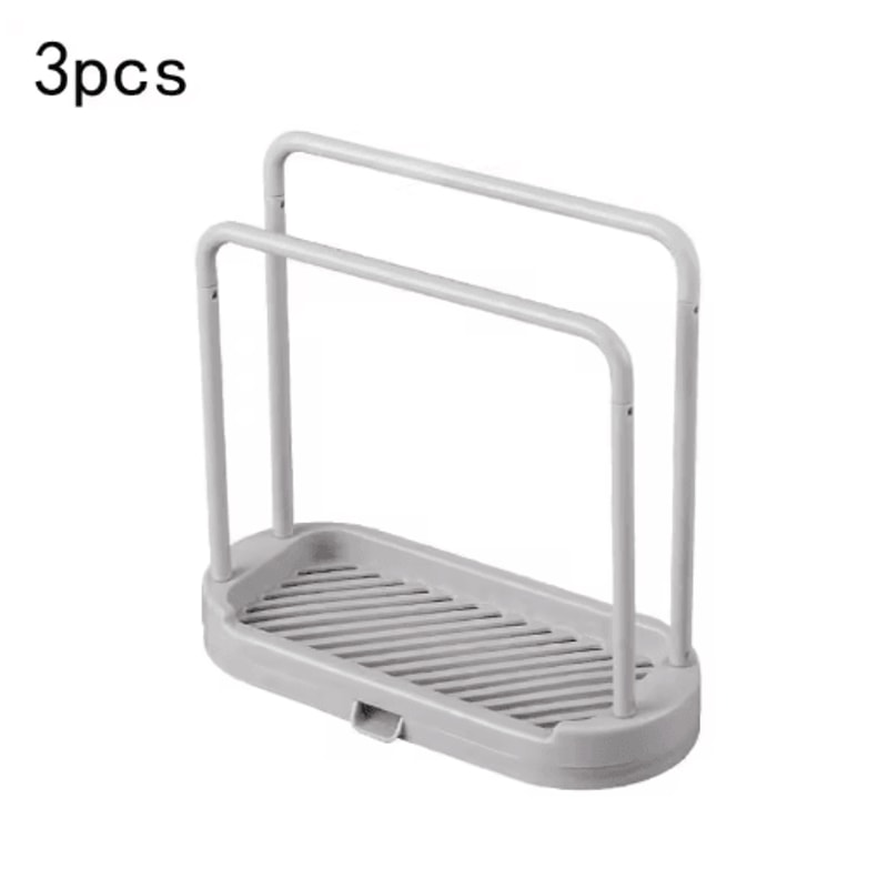 Kitchen Sink Drain Storage Basket For Sponge And Rag Organization 1