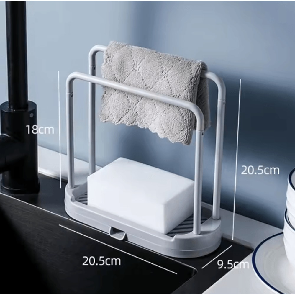 Kitchen Sink Drain Storage Basket For Sponge And Rag Organization 7