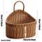 Wall Mounted Rattan Style Fruit And Vegetable Hanging Basket 5