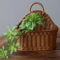 Wall Mounted Rattan Style Fruit And Vegetable Hanging Basket 7
