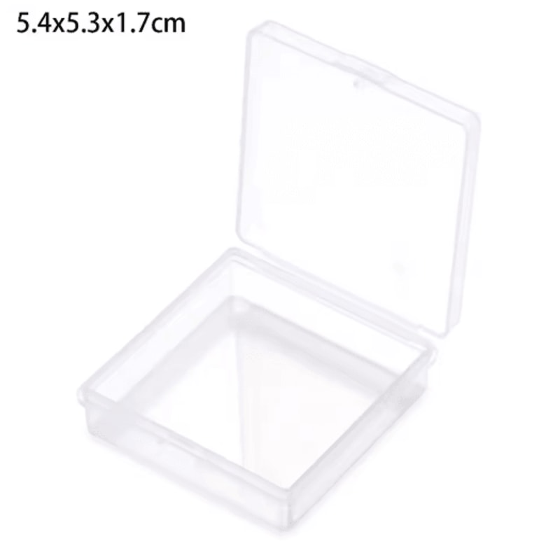 MultiPurpose Clear Rectangular Storage Case For Jewelry And Stationery 1