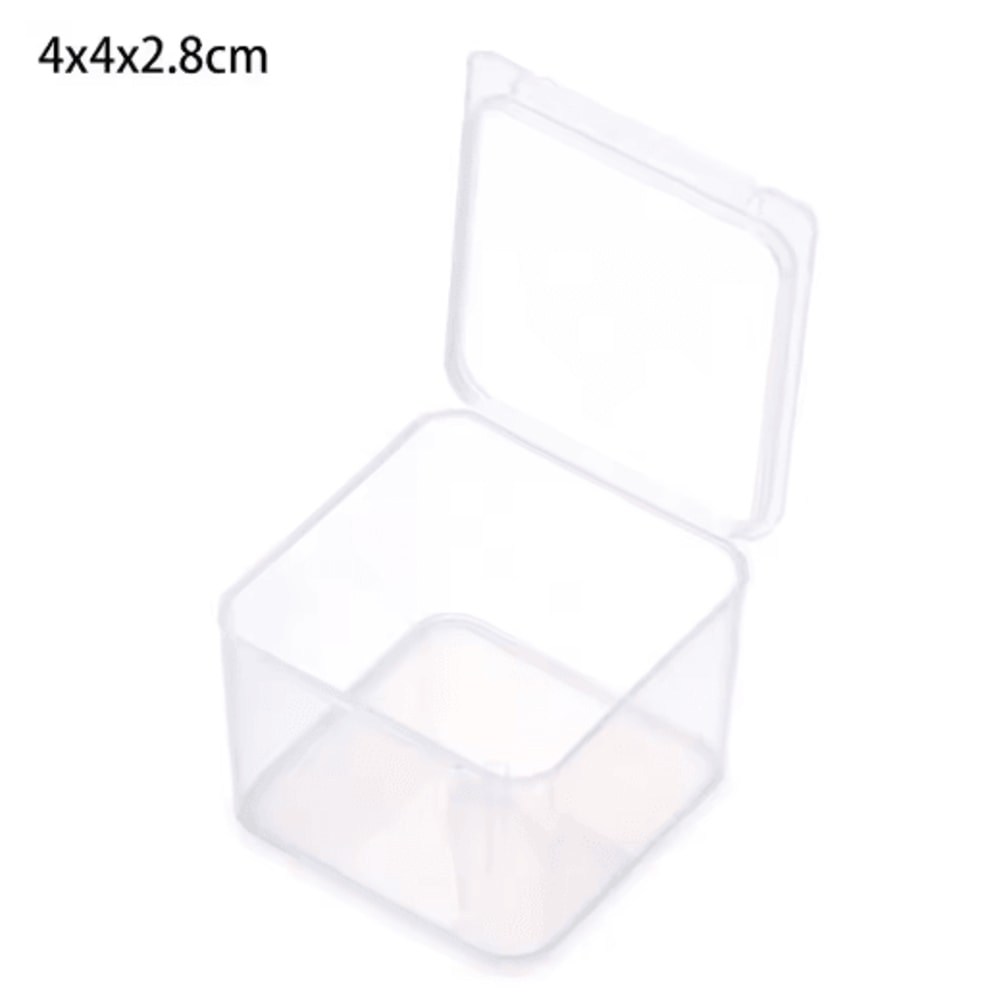 MultiPurpose Clear Rectangular Storage Case For Jewelry And Stationery 2