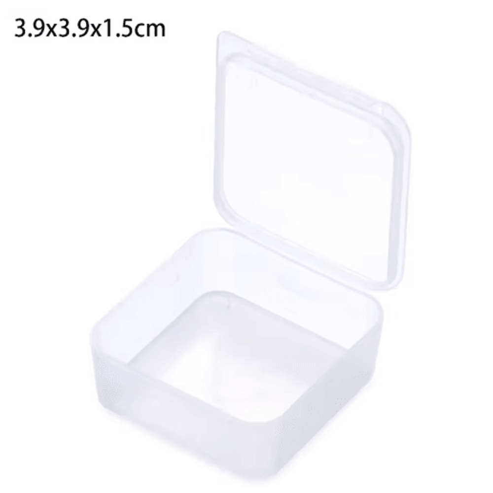 MultiPurpose Clear Rectangular Storage Case For Jewelry And Stationery 3