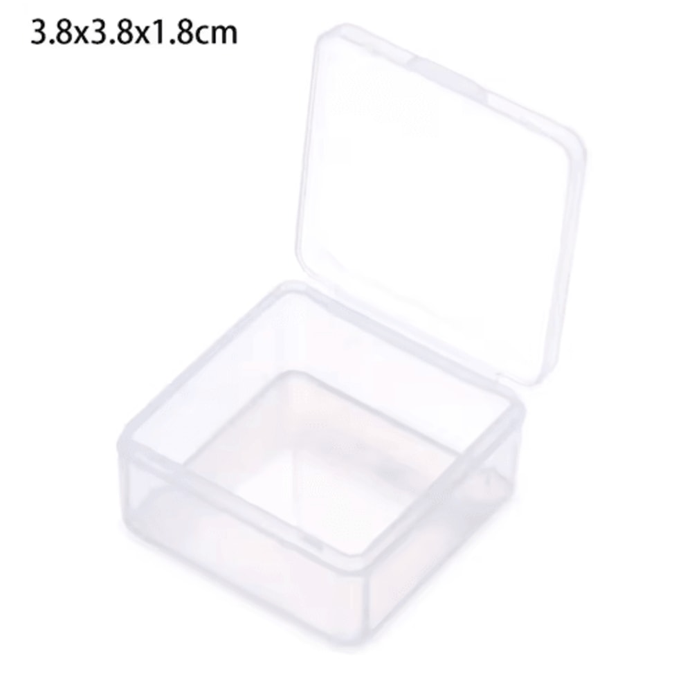 MultiPurpose Clear Rectangular Storage Case For Jewelry And Stationery 4