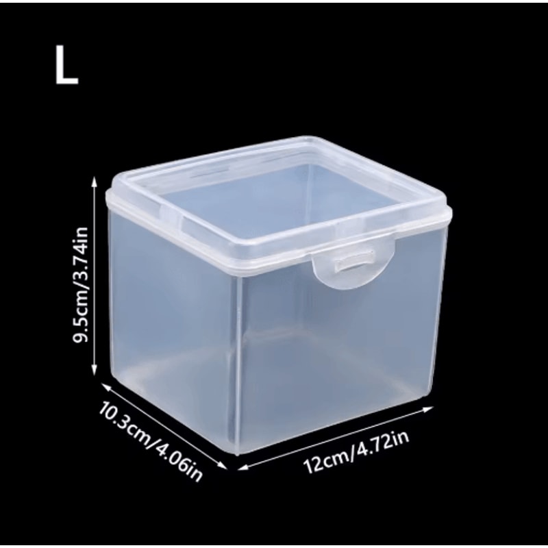 MultiPurpose Clear Rectangular Storage Case For Jewelry And Stationery 5
